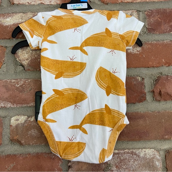 Carters Whale Outfit 3m Yellow Infant Baby - Picture 7 of 10
